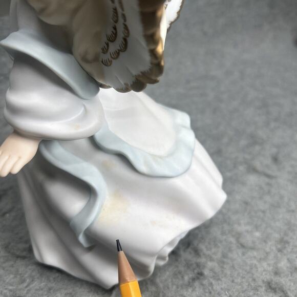 1996 Precious Moments "Sing In Excelsis Deo" Figurine/Tree Topper Missing Halo - Picture 7 of 10